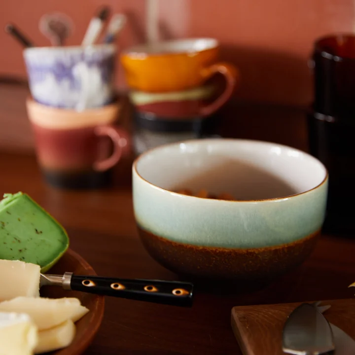 HKliving - 70's Pasta bowl, Ø 13.5 cm, depths