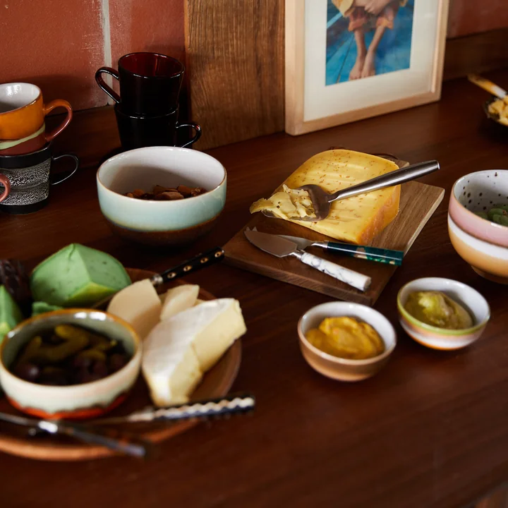 HKliving - 70's Pasta bowl, Ø 13.5 cm