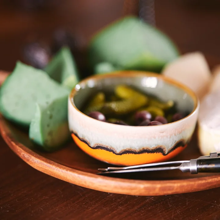 HKliving - 70's dessert bowl, Ø 12.5 cm, burst