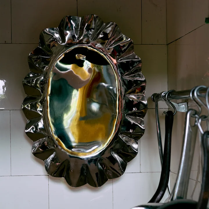 HKliving - New Classics Tray, medium, chrome