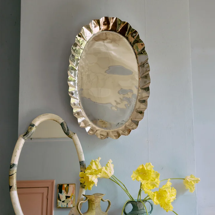 HKliving - New Classics Tray, large, chrome