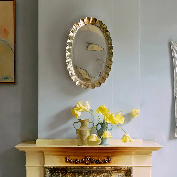 HKliving - New Classics Tray, large, chrome