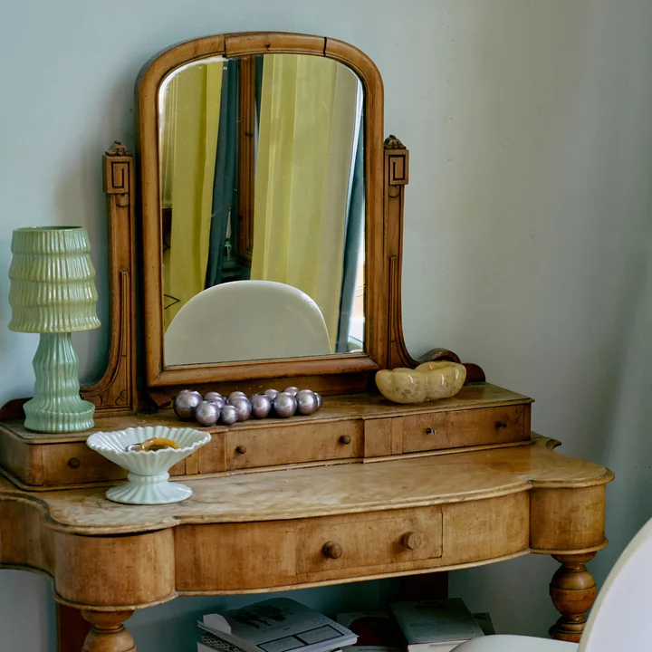 HKliving - Glass bowl, oyster