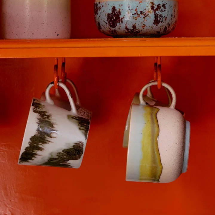 HKliving - 70's Tea cup, 425 ml, glint