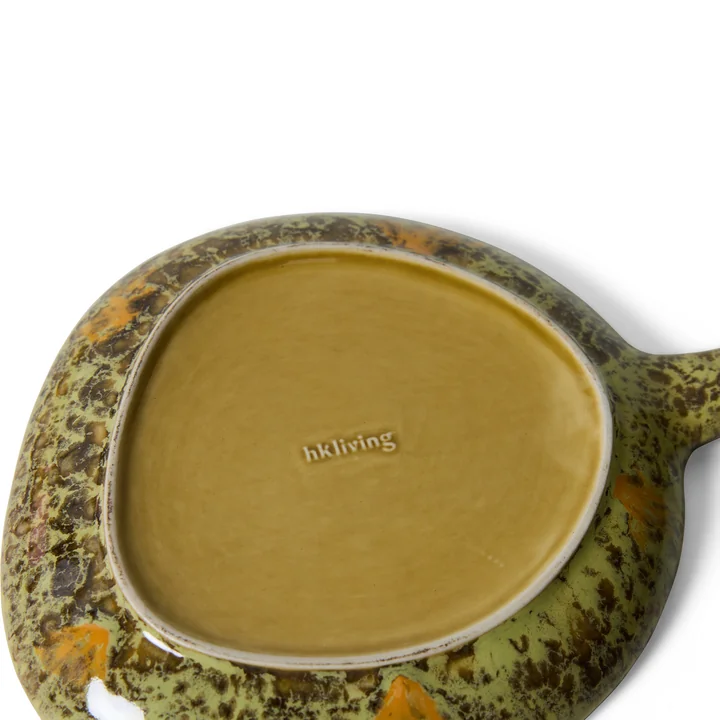 HKliving - 70's serving platter; 18 x 30.5 cm, fjord