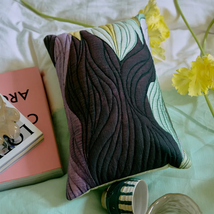 HKliving - Cushion, 50 x 30 cm, watercolors