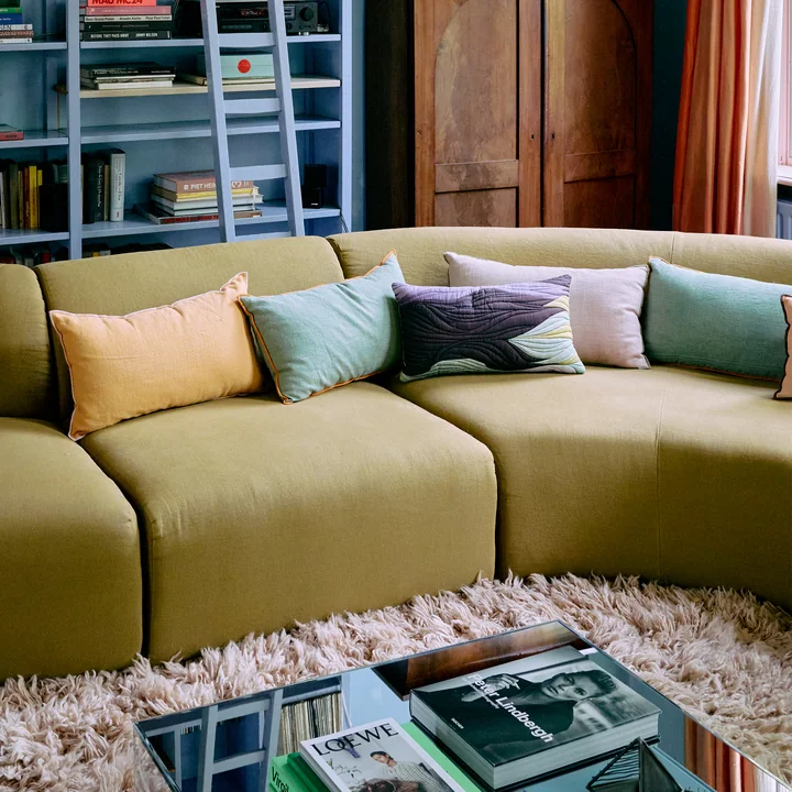 HKliving - Cushion, 50 x 30 cm, watercolors