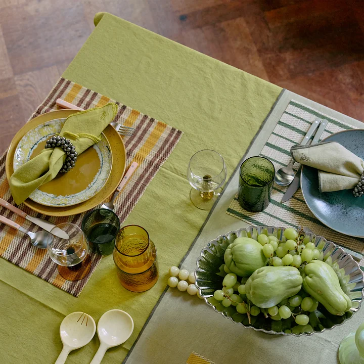 HKliving - Ease Tablecloth, dune