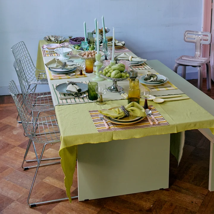 HKliving - Ease Tablecloth, dune