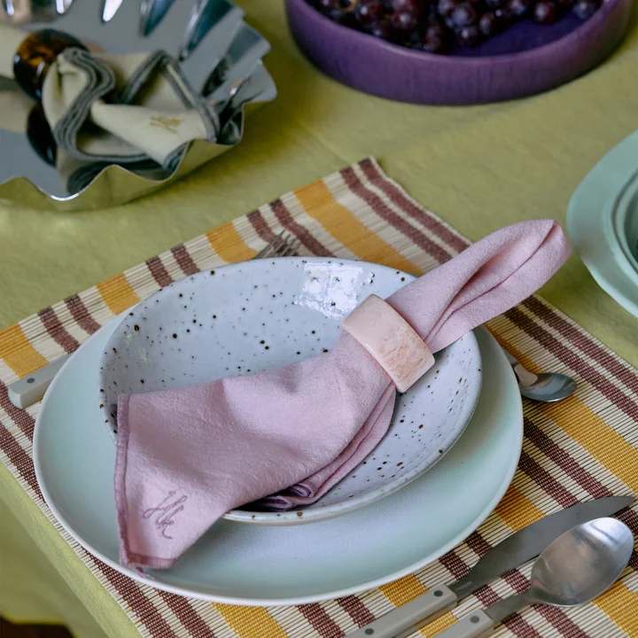 HKliving - Napkin rings, sunrise (set of 4)