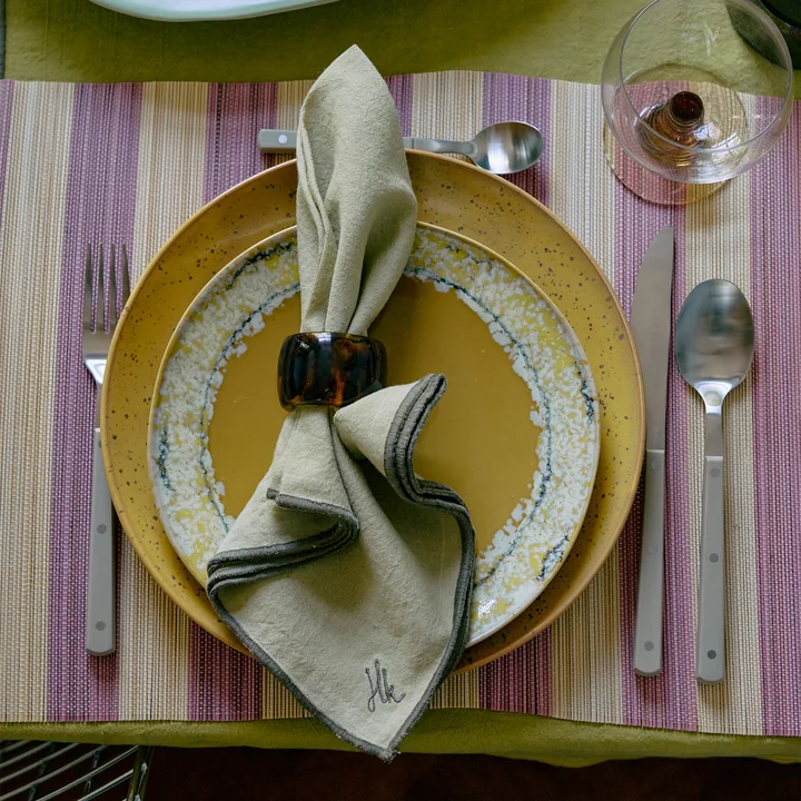 HKliving - Napkin rings, sunrise (set of 4)