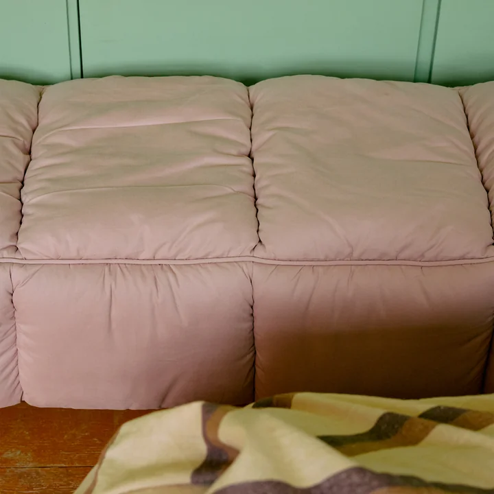 HKliving - Puffy Lobby Bench, 140 cm, blush