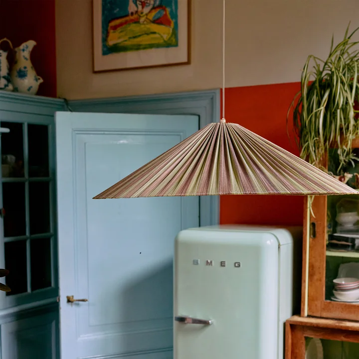 HKliving - Plisse Pendant light, verdura