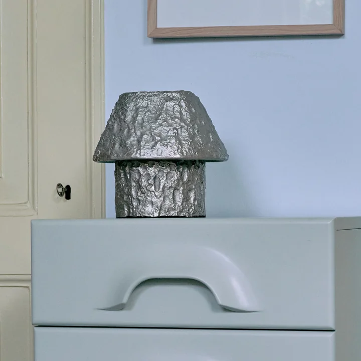 HKliving - Artefact Table lamp, aluminum
