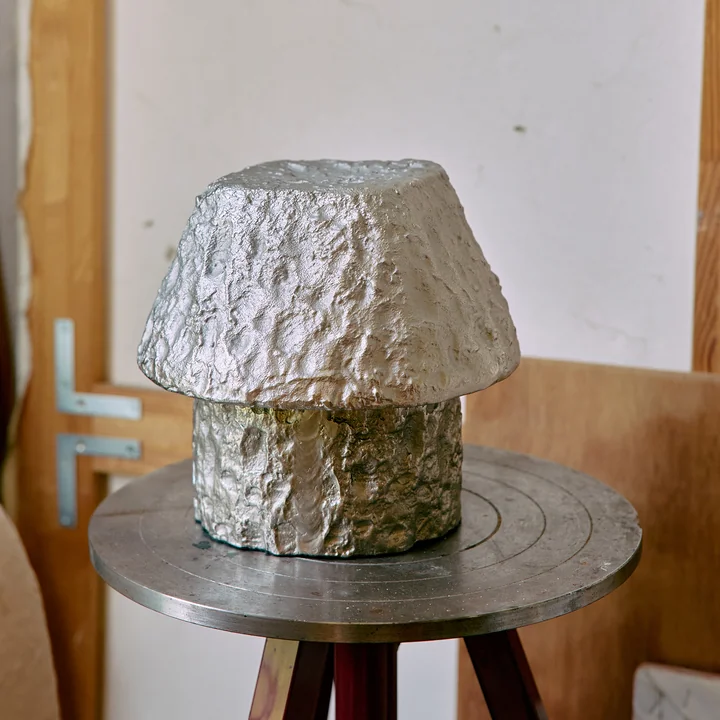 HKliving - Artefact Table lamp, aluminum