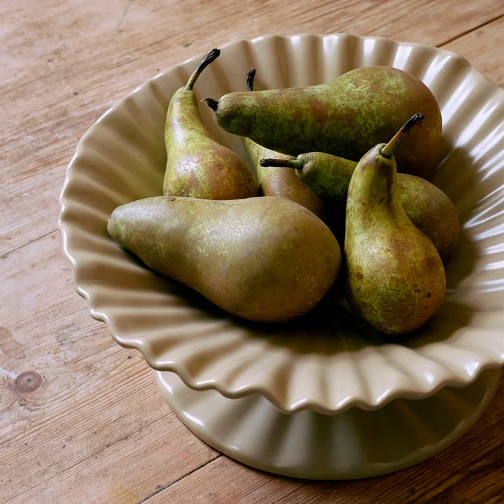 HKliving - New Classics Ribble bowl with foot, large