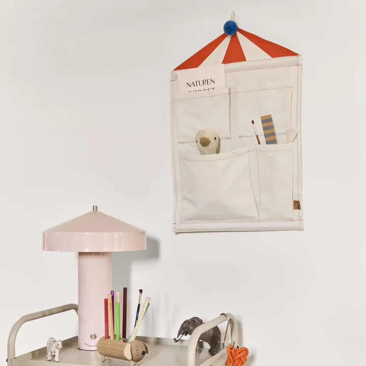 OYOY Mini - Circus Wall storage 1, clay / red
