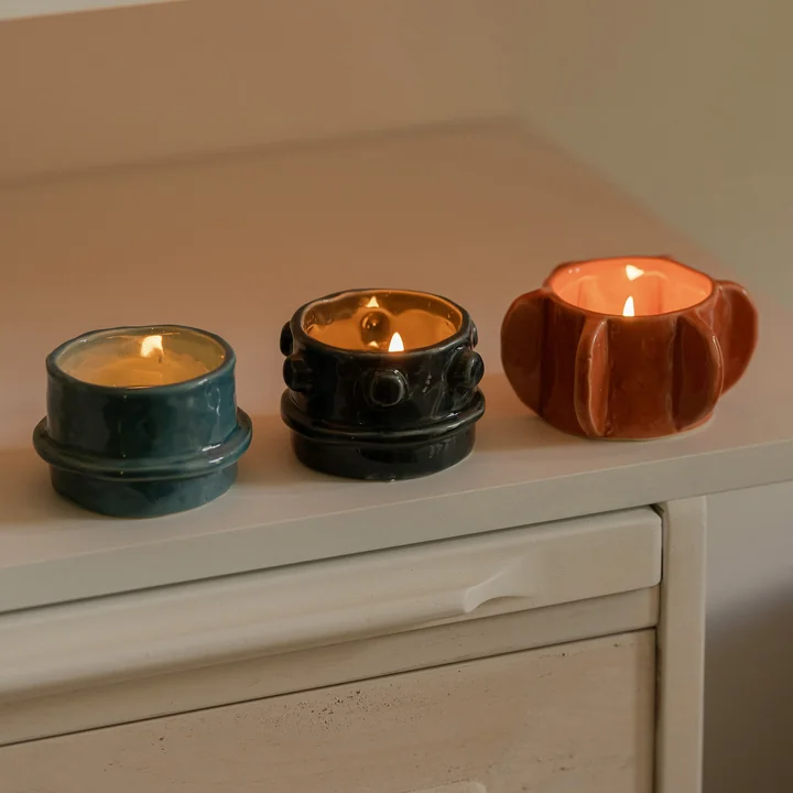 Serax - Molly tealight holder, large, multicolored (set of 3)