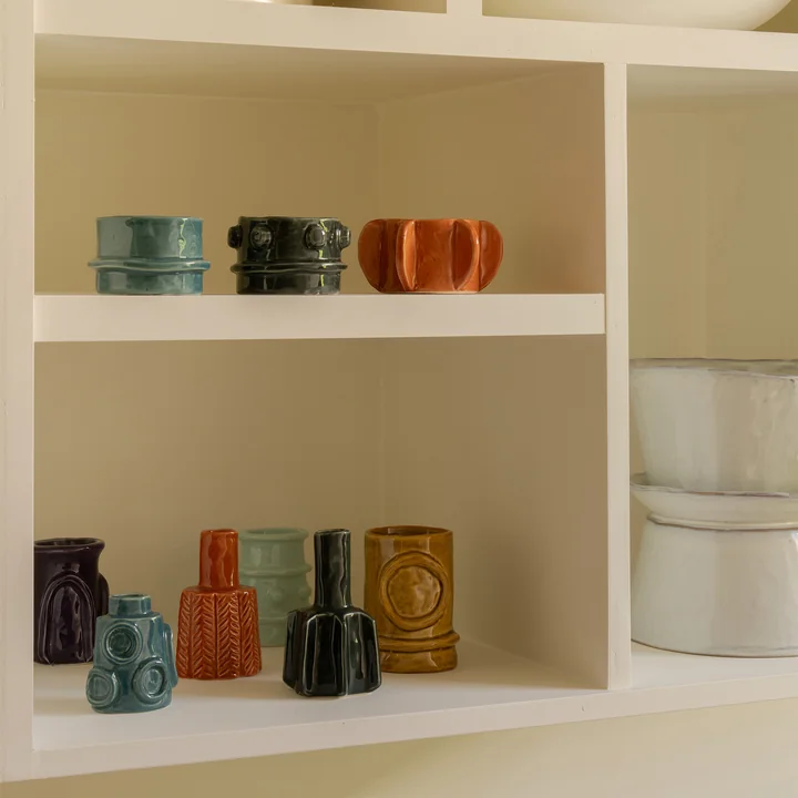 Serax - Molly tealight holder, large, multicolored (set of 3)