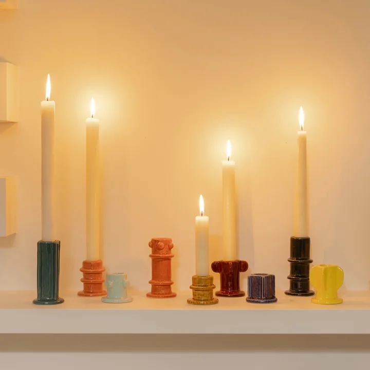 Serax - Molly candlestick, multicolored