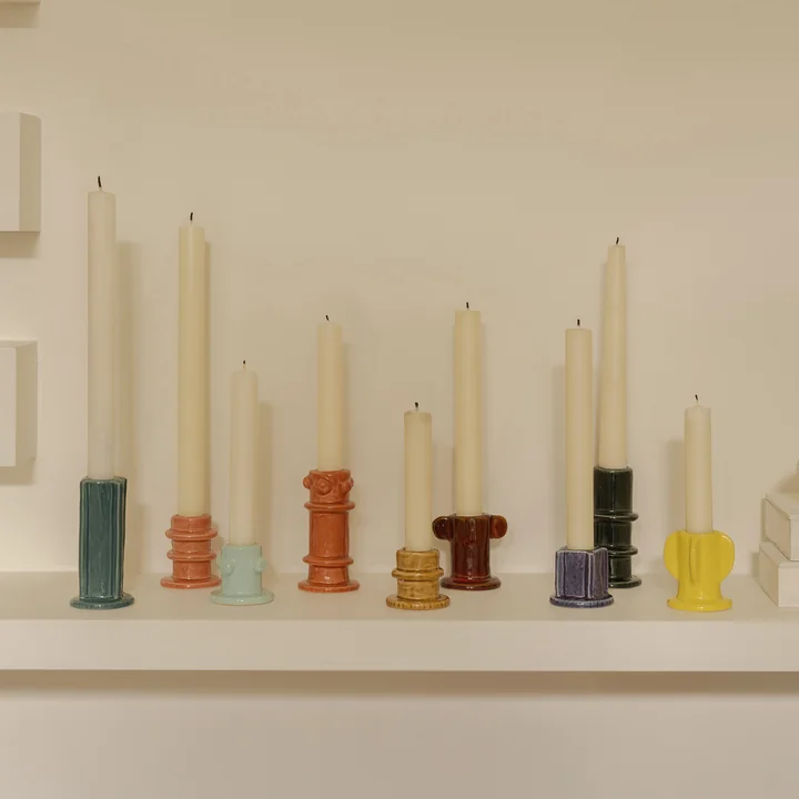 Serax - Molly candlestick, multicolored
