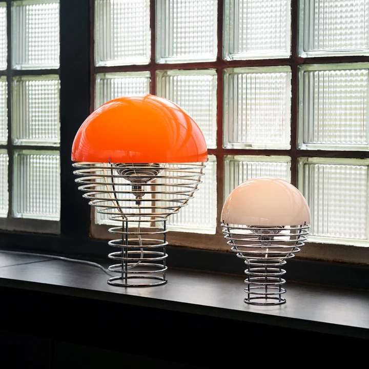 Verpan - Wire Table lamp and Wire LED table lamp with rechargeable battery