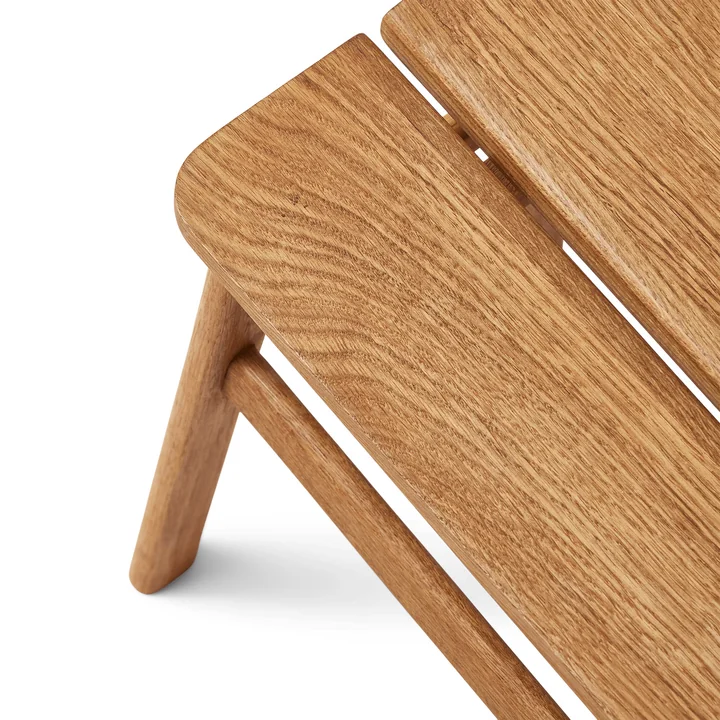 Form & Refine - Angle Standard Stool, oiled oak