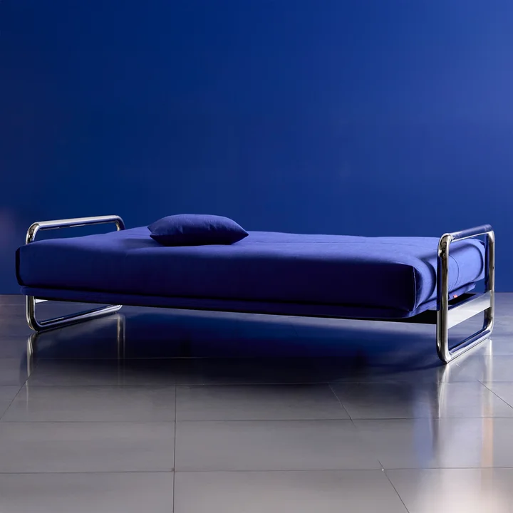 Innovation Living - Lomira Classic Sofa bed, incl. Nordic mattress, 140 x 200 cm (512 Elegance Ultramarine)
