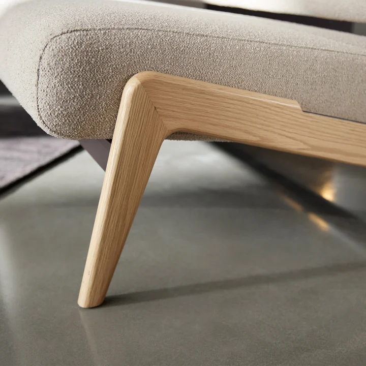 Innovation Living - Nolis Day bed, 213 x 92 cm, beige (539 Bouclé )