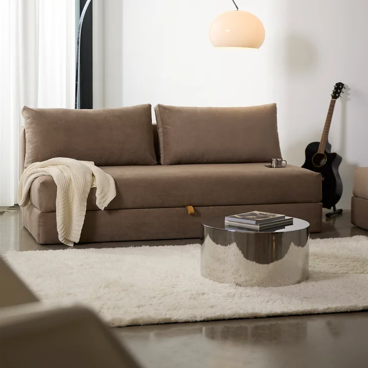 Innovation Living - Tin Drum Side table, Ø 60 x 30 cm, chrome