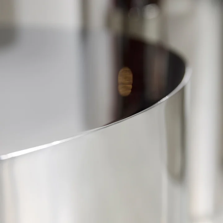 Innovation Living - Tin Drum Side tables, chrome