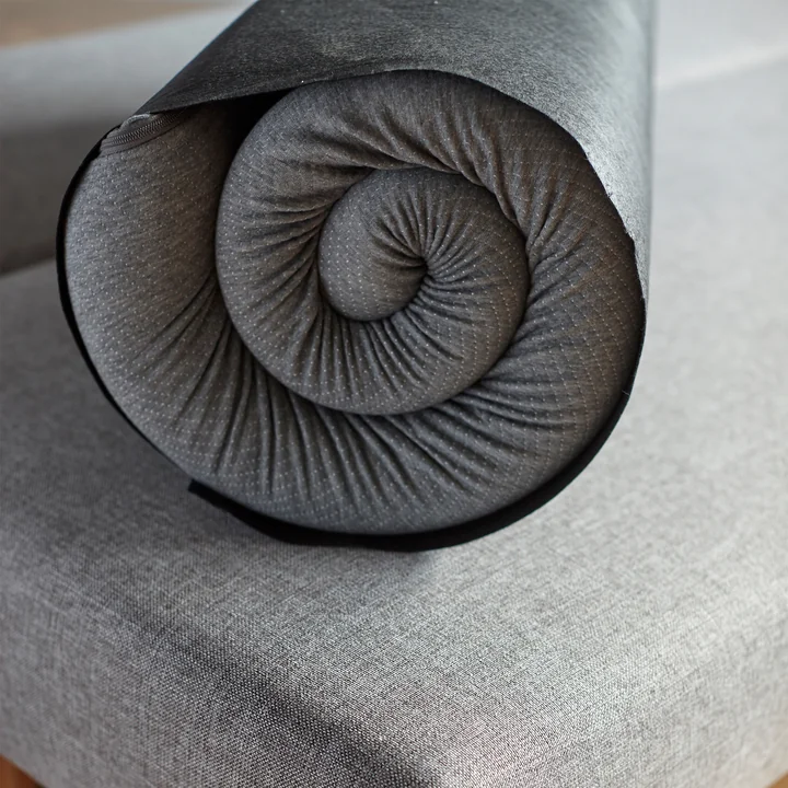 Innovation Living - Topper mattress topper, 140 x 200 x 5 cm gray