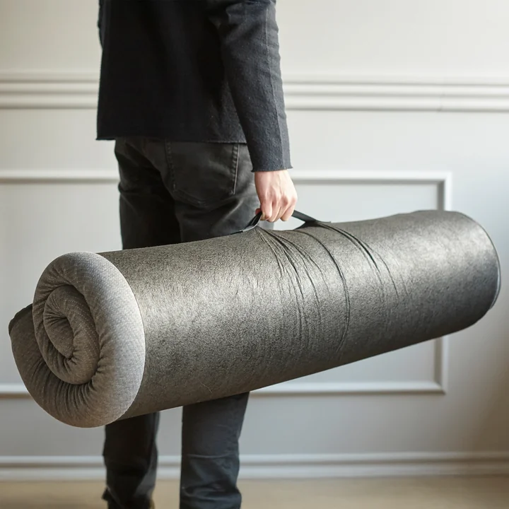 Innovation Living - Topper mattress topper, 140 x 200 x 5 cm gray