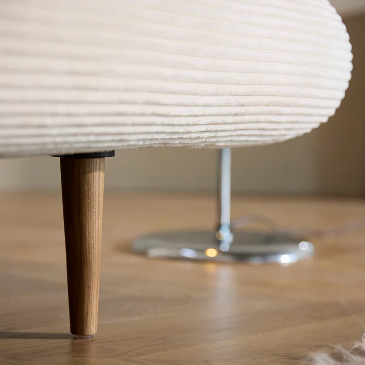 Innovation Living - Unfurl Lounger sofa bed, 200 x 121 cm, ivory (594 Corduroy )