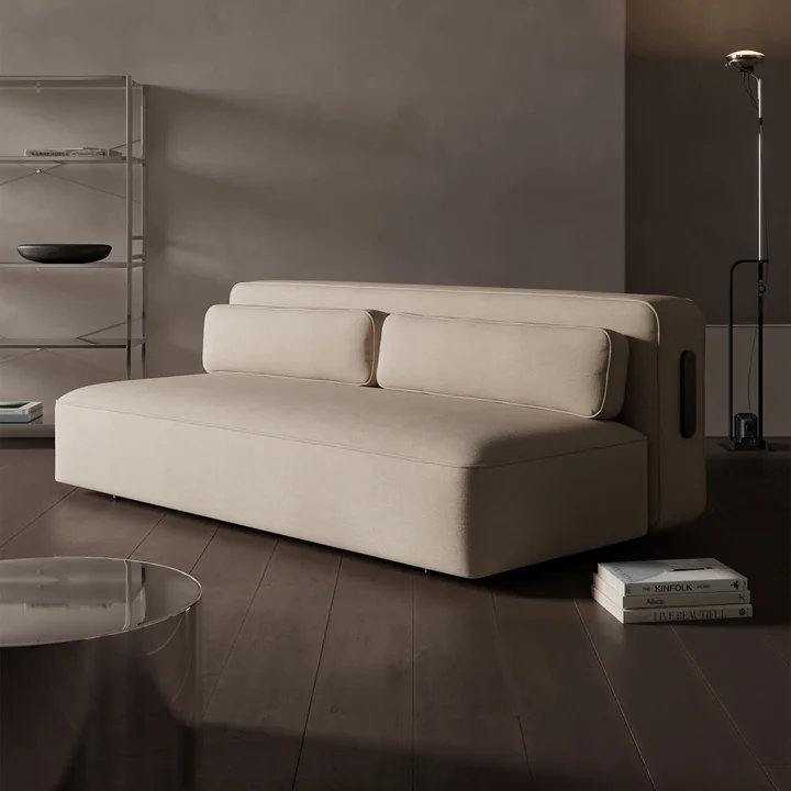 Innovation Living - Yonata sofa bed, 207 x 110 cm, latte (586 Phobos)
