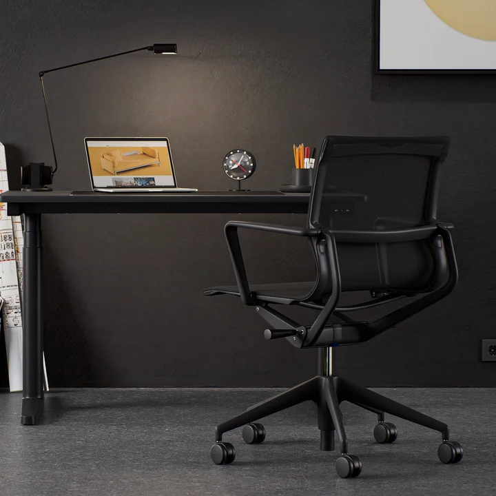 Vitra - Physix Office swivel chair, black pearl / deep black