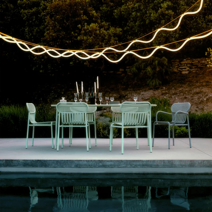 Petite Friture - Spline LED pendant light, 450 cm, brown / orange