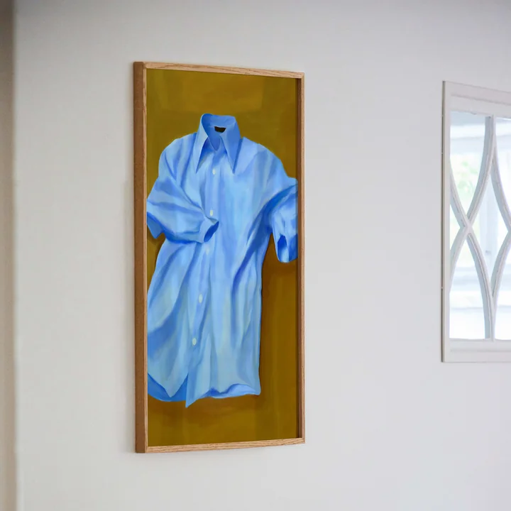 Paper Collective - Blue Shirt Poster , 70 x 100 cm