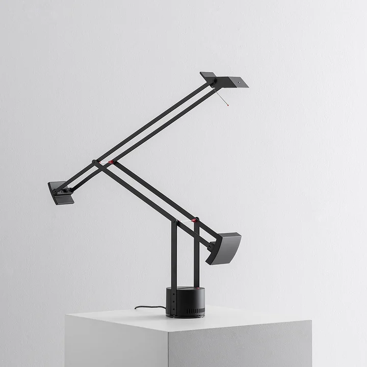 Tizio 35 desk lamp, black by Artemide