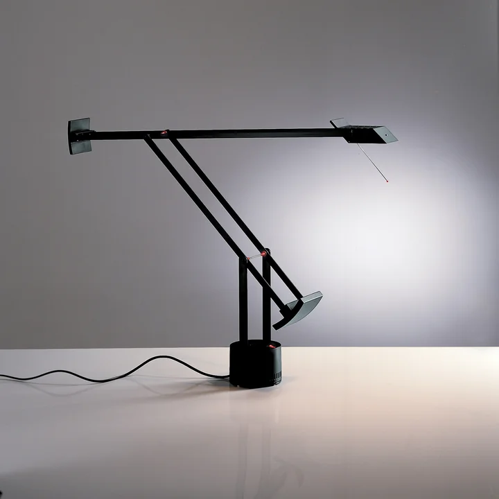 Tizio 35 desk lamp, black by Artemide