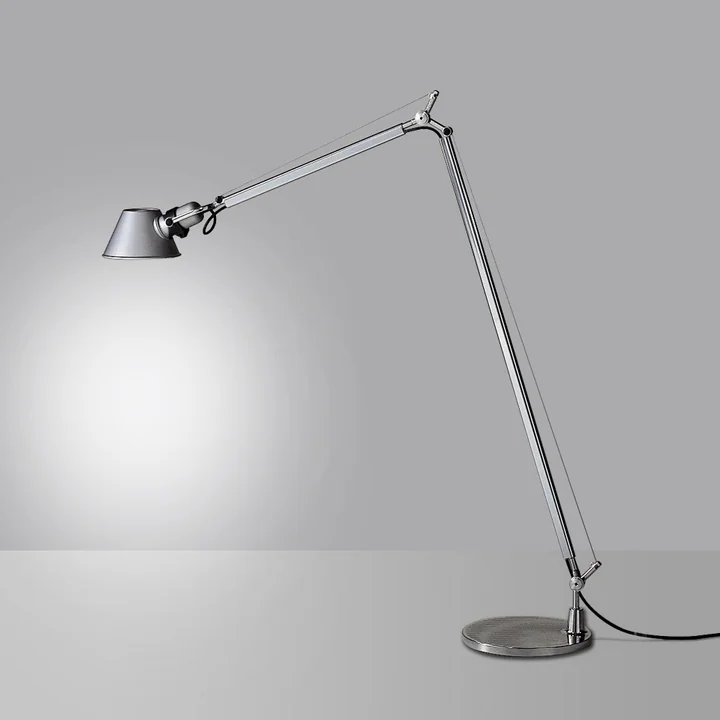 Artemide - Tolomeo Lettura LED reading light, Ø 15 cm, aluminum silver