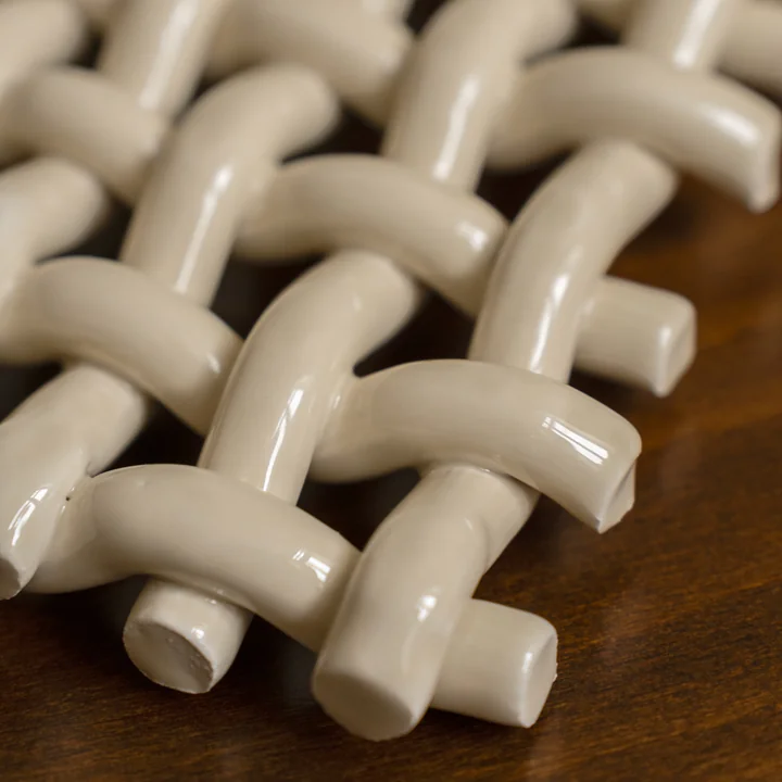 The Poster Club - Interlace 01 Wall decoration, cream