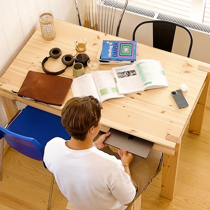 Karup Design - Tuck Dining table, 134 x 75 cm, natural pine