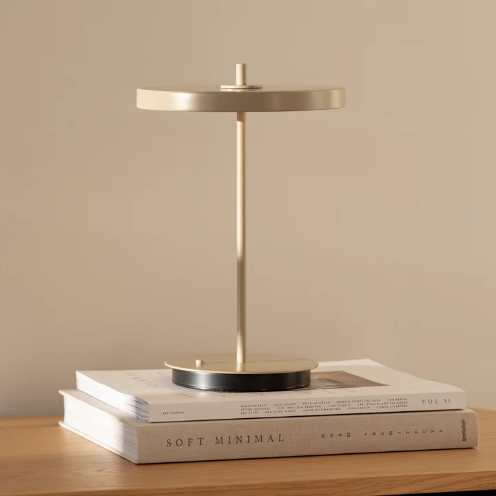 Umage - Asteria Move LED Table lamp, monochrome, H 30.6 cm, clay