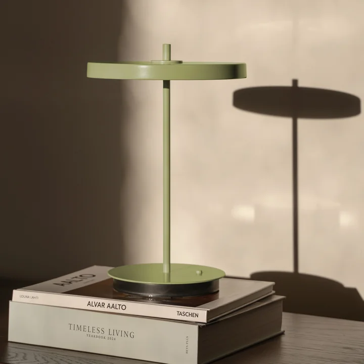 Umage - Asteria Move LED Table lamp, monochrome, H 30.6 cm, leaf