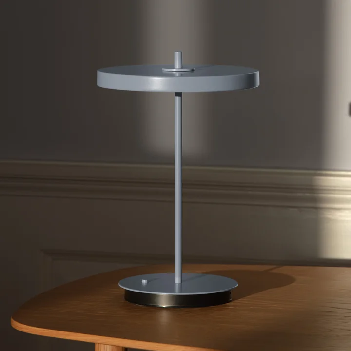 Umage - Asteria Move LED Table lamp, monochrome, H 30.6 cm, pale blue