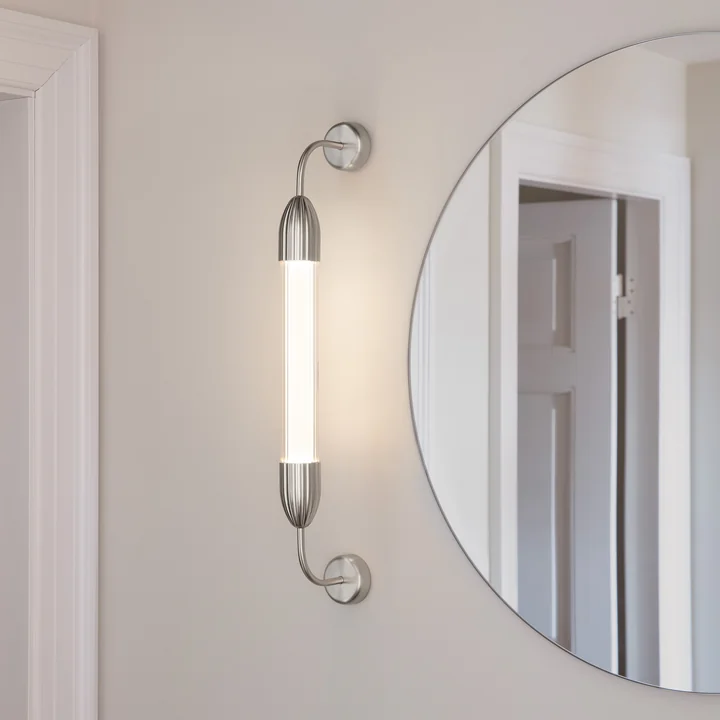 Umage - Lemon Squeeze Wall light, single, short, polished steel