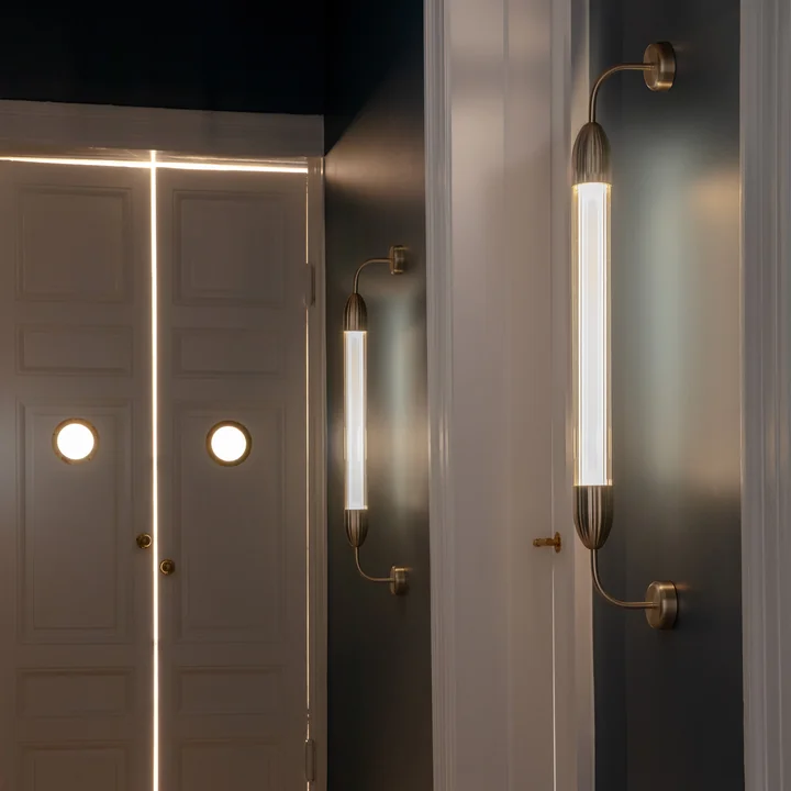 Umage - Lemon Squeeze Wall light, single, long, brass