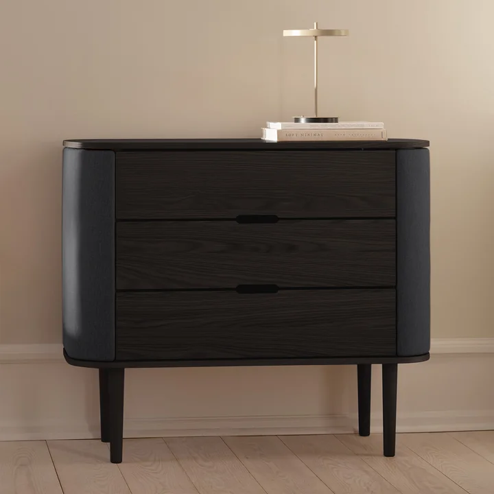 Umage - Treasures Chest of drawers, black oak / shadow