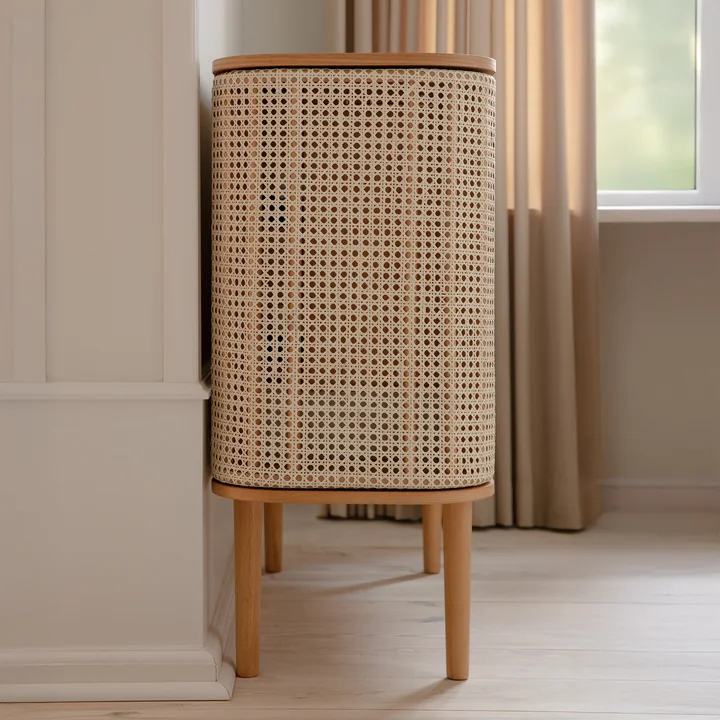 Umage - Treasures Chest of drawers, natural oak / Viennese wickerwork